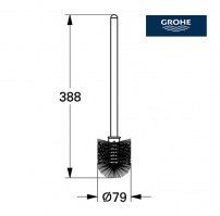 MEDIDAS ESCOBILLA COMPLETA ECTOS GROHE